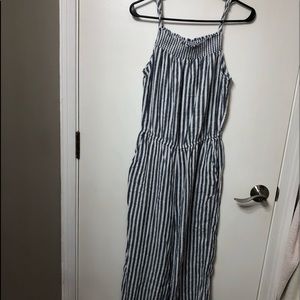 Striped jumpsuit